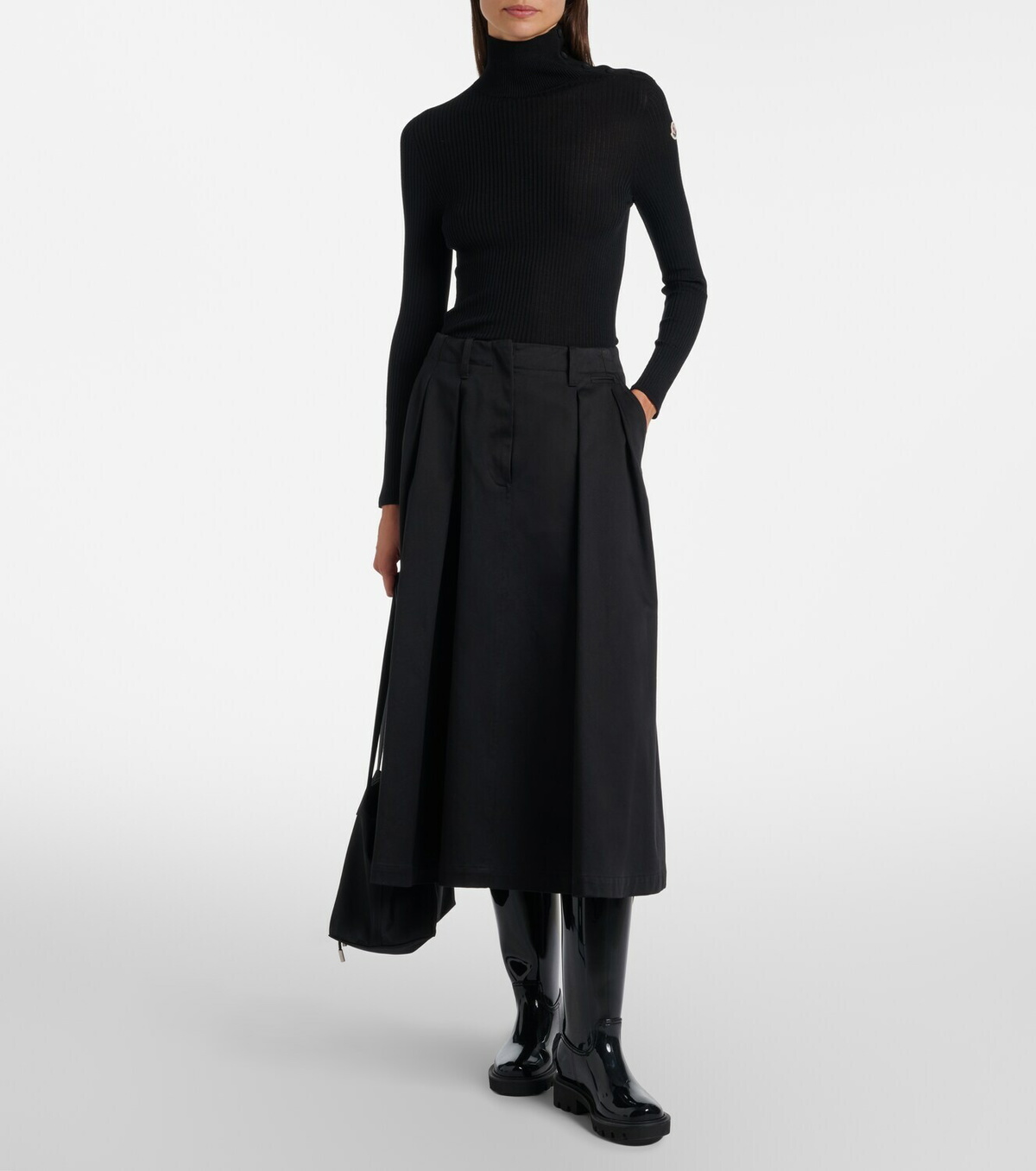 Moncler Virgin wool turtleneck sweater