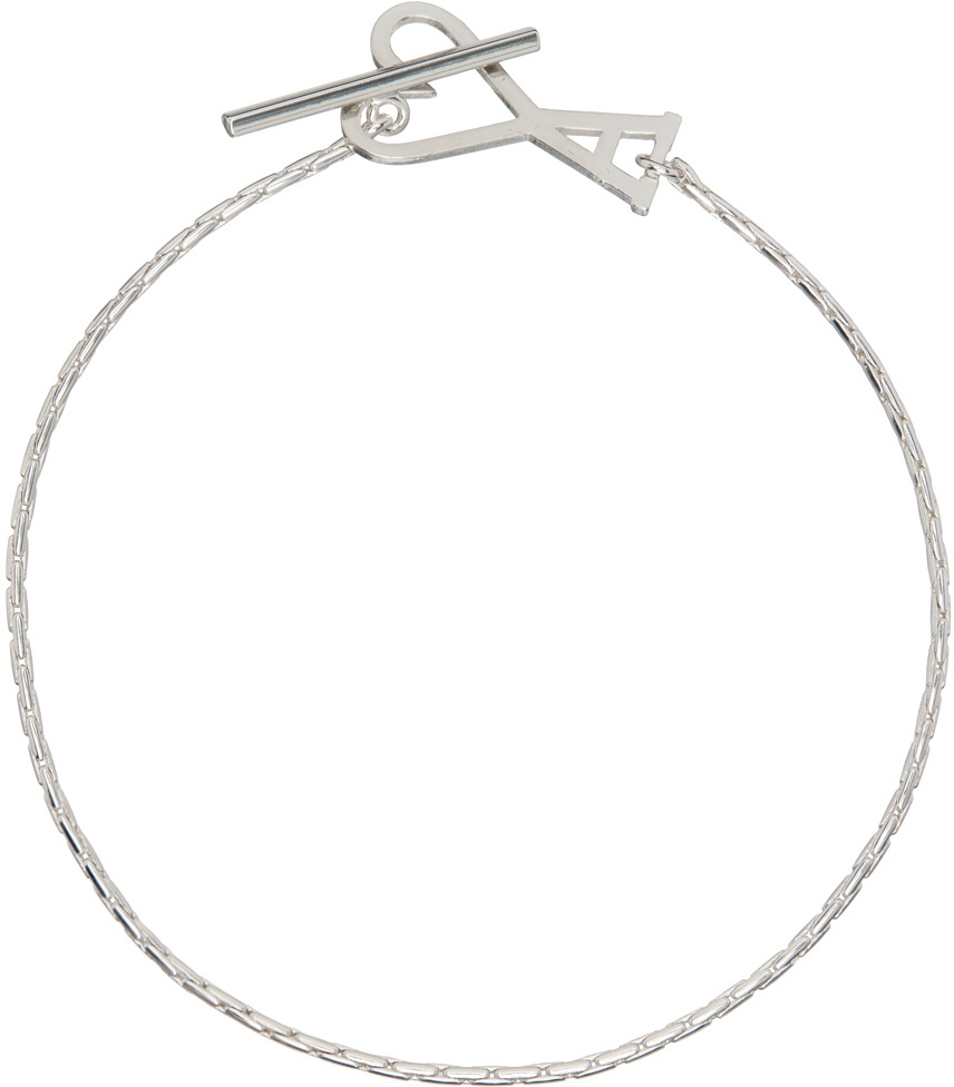 AMI Paris Silver Ami de Cœur Chain Bracelet AMI