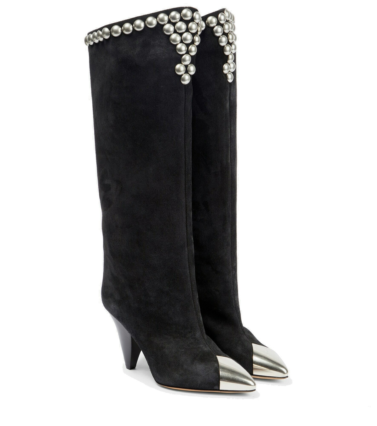 isabel marant cluster studded boots