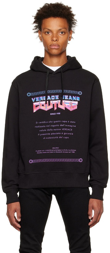 Photo: Versace Jeans Couture Black Warranty Hoodie