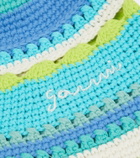 Ganni - Crochet cotton bucket hat