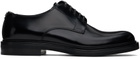 Dolce&Gabbana Black Brushed Calfskin Altavilla Derbys