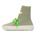 Off-White Grey Moto Wrap High-Top Sneakers