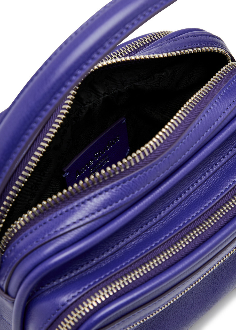 Acne Studios Camero Kit Grained Leather Cross-body bag - Violet - One Size