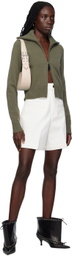 Fax Copy Express White Casual Shorts