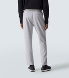 Brioni Cotton-blend jersey sweatpants