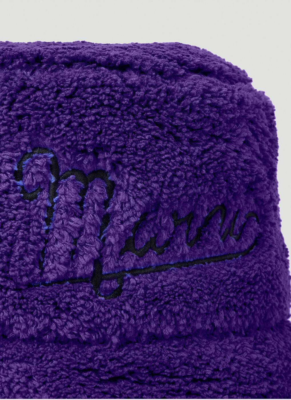 Marni - Embroidered Logo Hat in Blue Marni