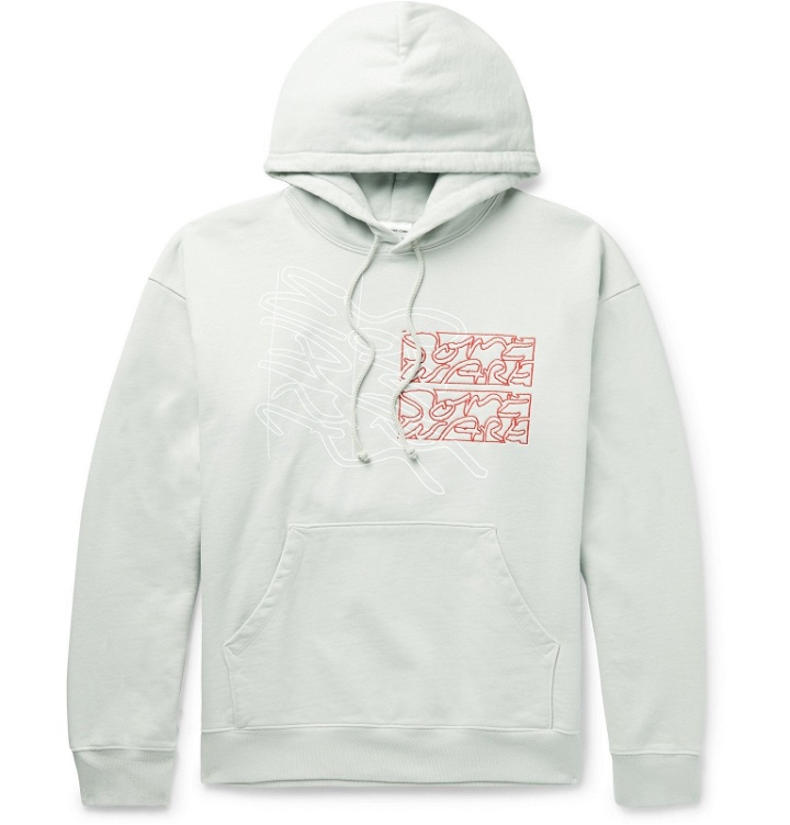 Photo: Some Ware - Logo-Detailed Organic Loopback Cotton-Jersey Hoodie - Gray