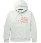 Some Ware - Logo-Detailed Organic Loopback Cotton-Jersey Hoodie - Gray
