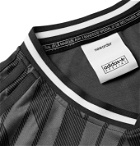 adidas Consortium - New Order SPEZIAL Logo-Appliquéd Printed Stretch-Jersey T-Shirt - Gray