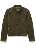 TOM FORD - Suede Overshirt - Green