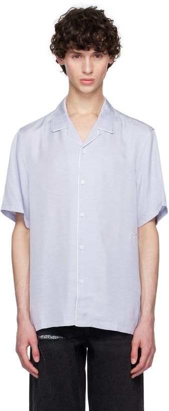 Photo: Ksubi Blue Downtown Resort Shirt