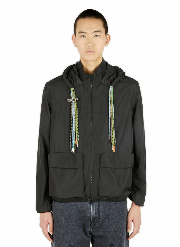 Photo: Multicord Hooded Jacket in Black