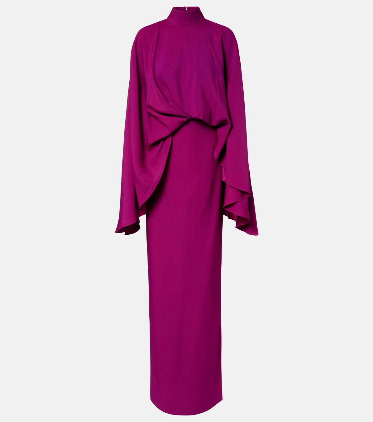 Taller Marmo Bacall draped crêpe gown