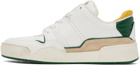 Isabel Marant White & Green Emreeh Sneakers