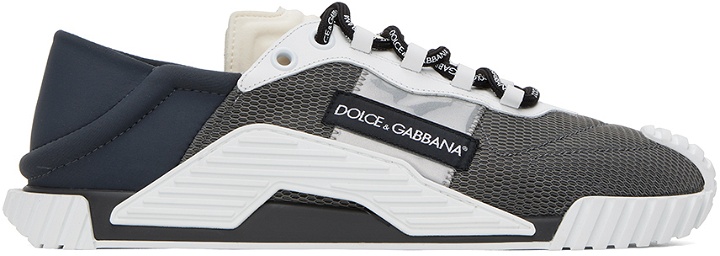 Photo: Dolce & Gabbana Gray & Navy NS1 Sneakers