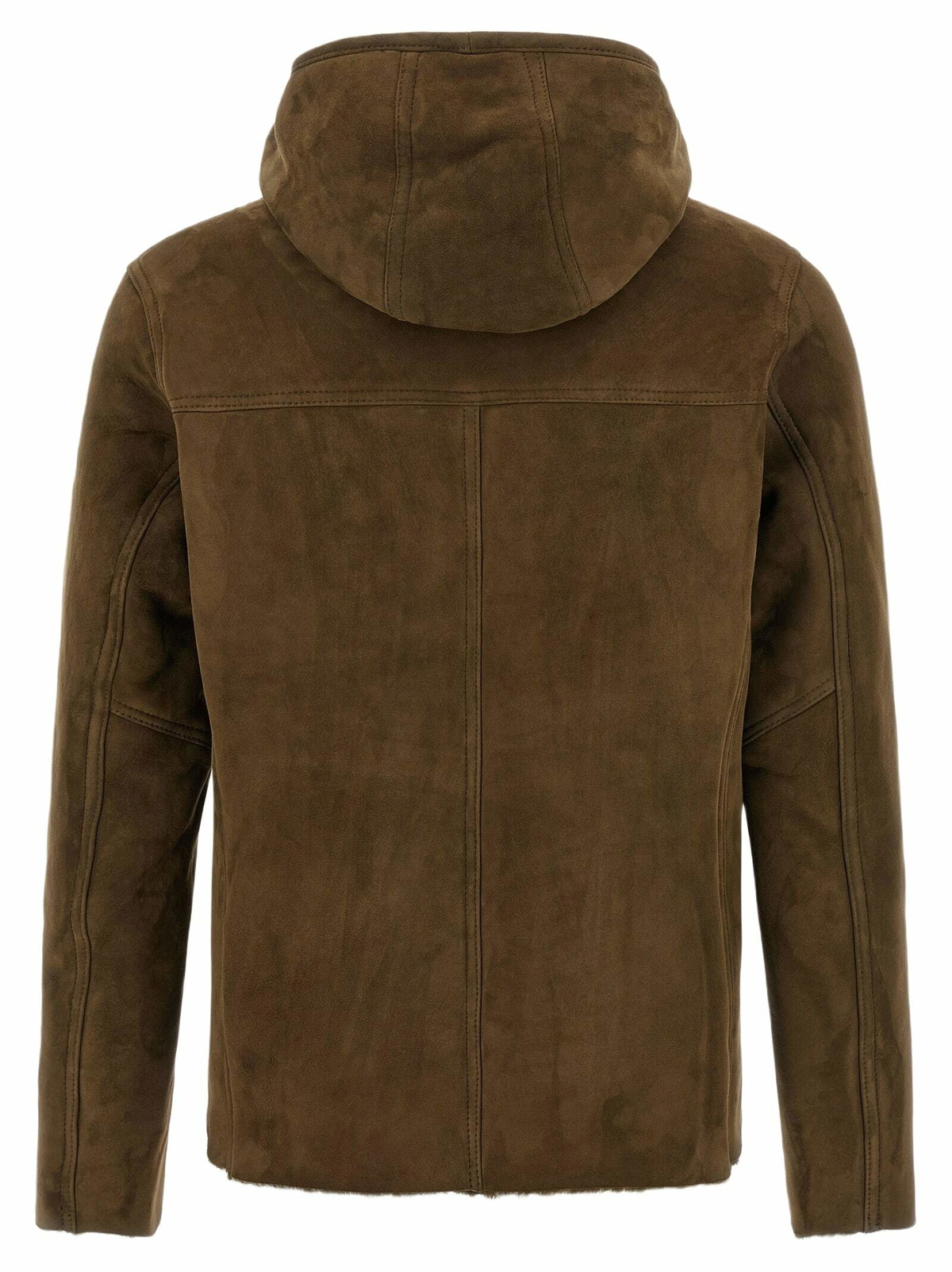 Giorgio Brato Shearling Hooded Jacket