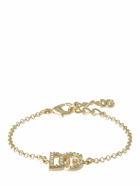 DOLCE & GABBANA - Dg Logo Crystal Chain Bracelet