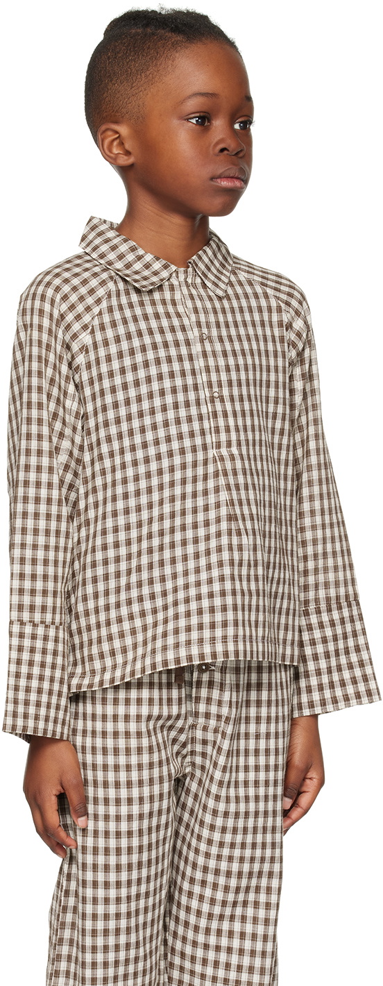 Caramel Kids Brown Burdock Shirt