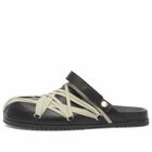 Rick Owens Men's Megalace Slip On Mule in Black