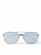 Ray-Ban - Caravan Reverse Square-Frame Silver-Tone Sunglasses