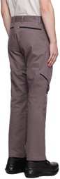 Olly Shinder Purple Tri Zip Cargo Pants