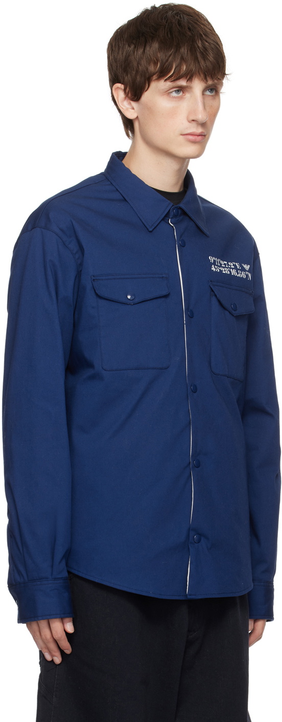 Emporio Armani Blue Insulated Jacket