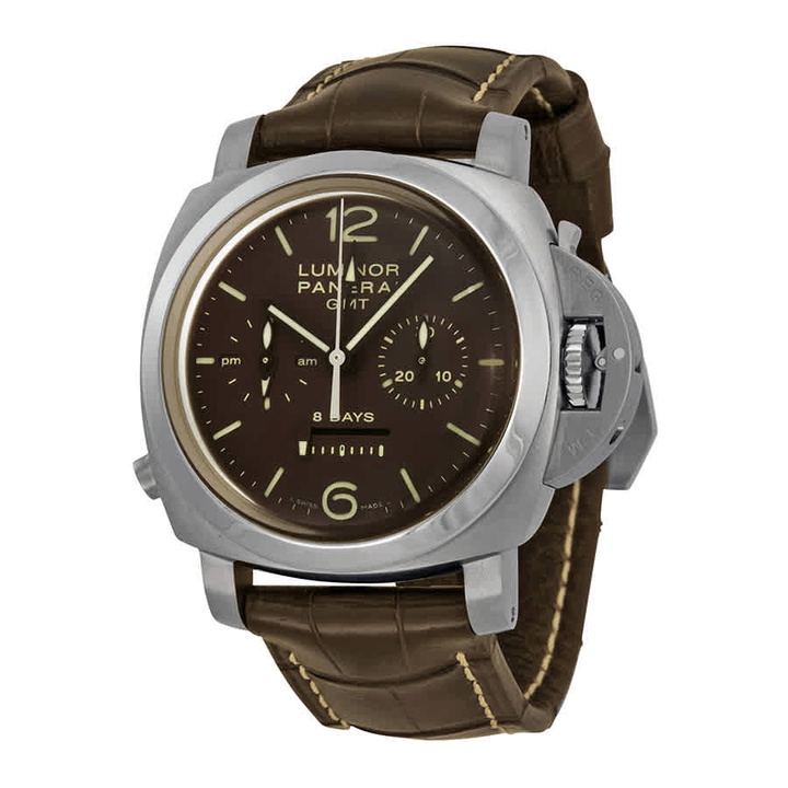 Photo: Panerai Luminor 1950 8 Days Chrono Monopulsante GMT Mens Watch PAM00311