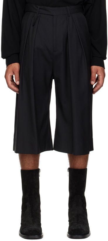 Photo: Parnell Mooney Black Pleated Shorts