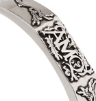 Alexander McQueen - Logo-Detailed Ivy Silver-Tone Cuff - Silver