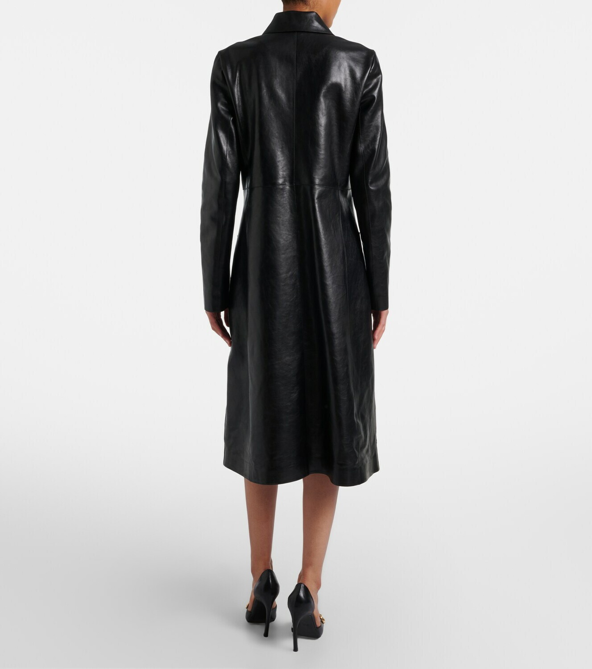 Gucci Interlocking G leather coat