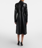 Gucci Interlocking G leather coat