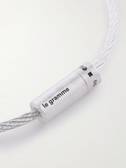 Le Gramme - Le Câble 9 Brushed Sterling Silver Bracelet - Silver