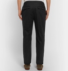 Altea - Puppytooth Wool-Blend Drawstring Trousers - Men - Charcoal