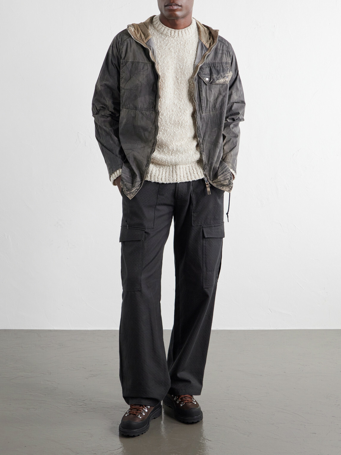 Stone Island - Speckled Wool Nylon Sweater - Neutrals