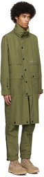 Moncler Grenoble Khaki Steig Coat