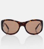 Magda Butrym Logo round sunglasses