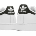 Adidas Superstar II Sneaker in White/Core Black