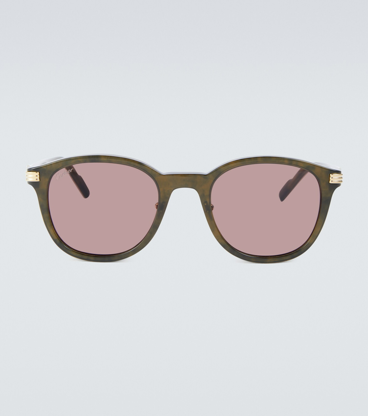 Cartier Eyewear Collection - Tortoiseshell aviator sunglasses
