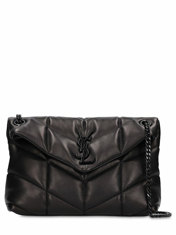 Photo: SAINT LAURENT - Small Puffer Leather Shoulder Bag