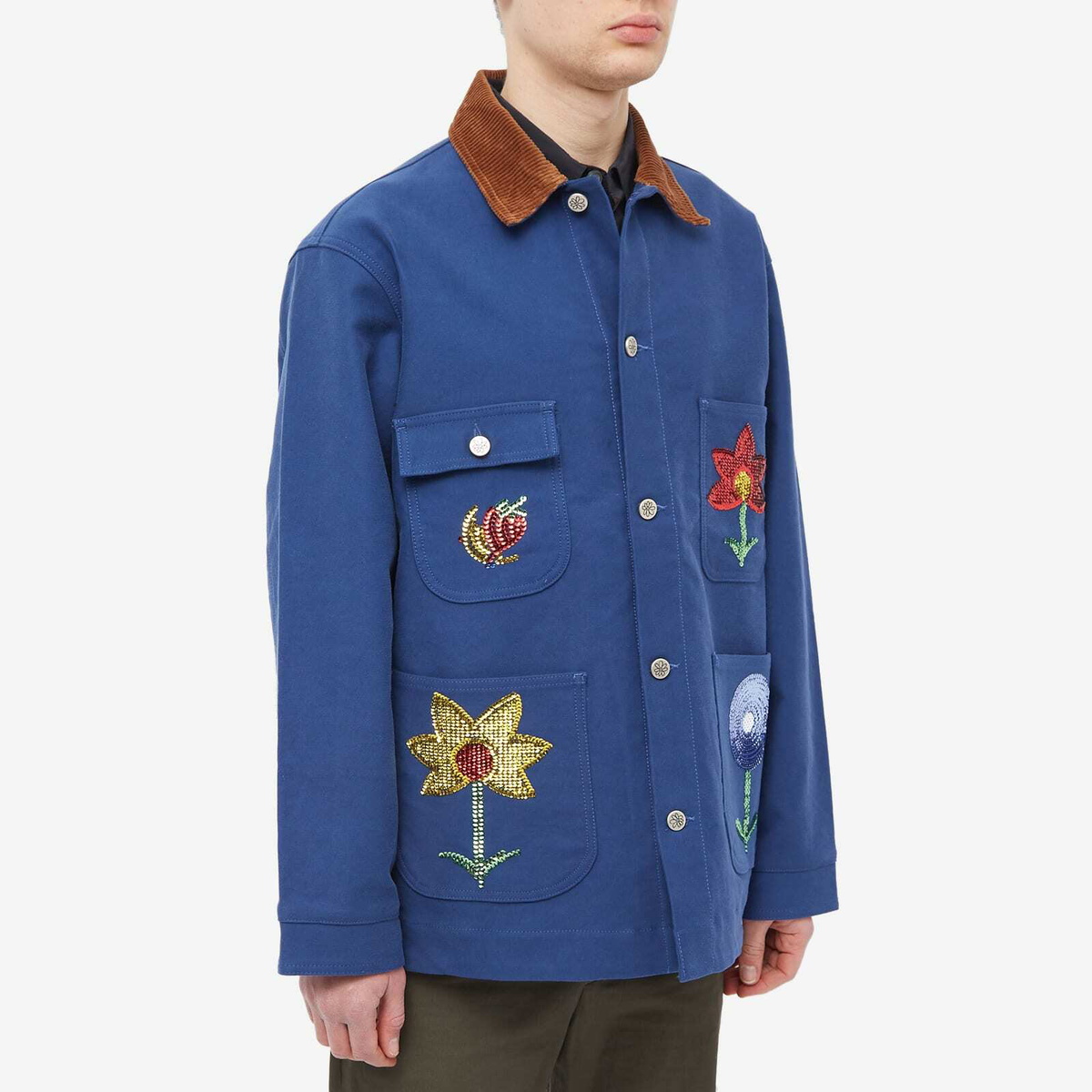 【SKY HiGH FARM】 中綿 DENIM CHORE JACKET Sky High Farm Workwear - Denim Chore Jacket | HBX - Globally