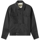 Uniform Bridge Men's Collar Button Blouson Jacket in Black