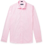 Peter Millar - Striped Cotton-Chambray Shirt - Pink