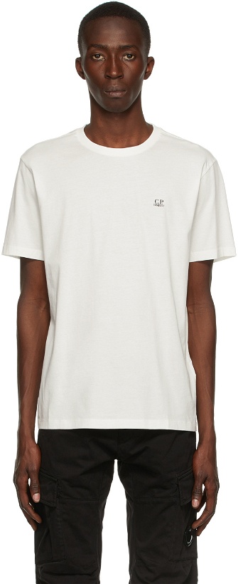 Photo: C.P. Company Off-White 30/1 Logo T-Shirt