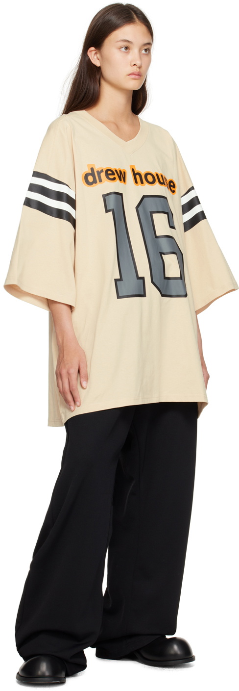 drew house Taupe 'Drew House' Away Jersey T-Shirt