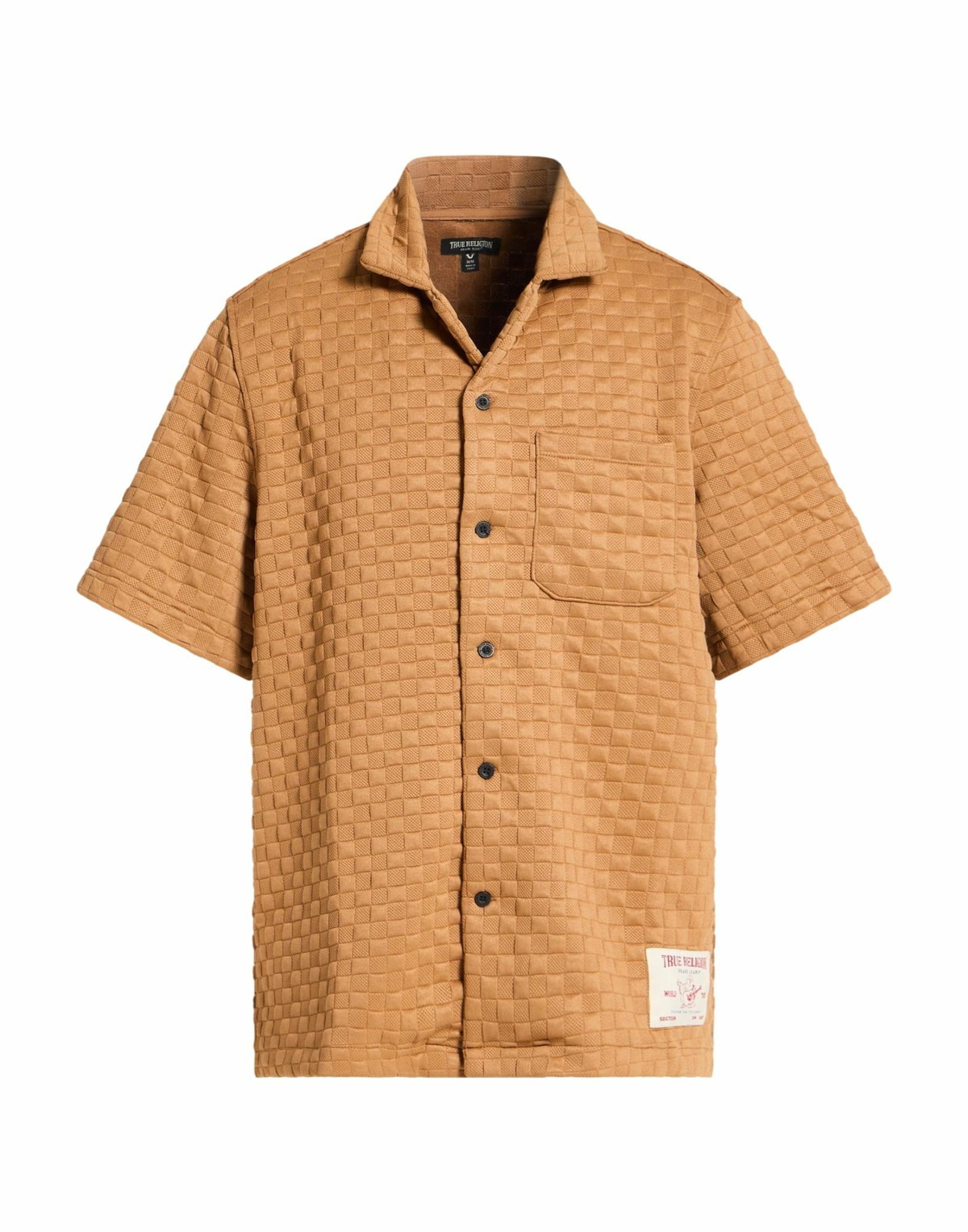 True Religion Mens Shirt Camel