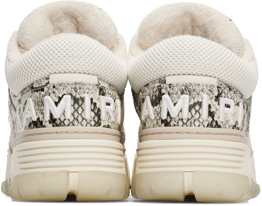 AMIRI オフホワイト Snake MA-1 スニーカー 関税＆送料込 AMIRI オフホワイト Snake MA-1 スニーカー 関税＆送料込 スニーカー