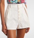 Etro Cotton-blend jacquard shorts