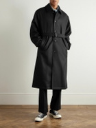 ssstein - Investigated Oversized Belted Super 120's Wool Coat - Black