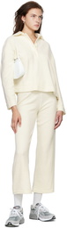 LESET Off-White Teddy Polo